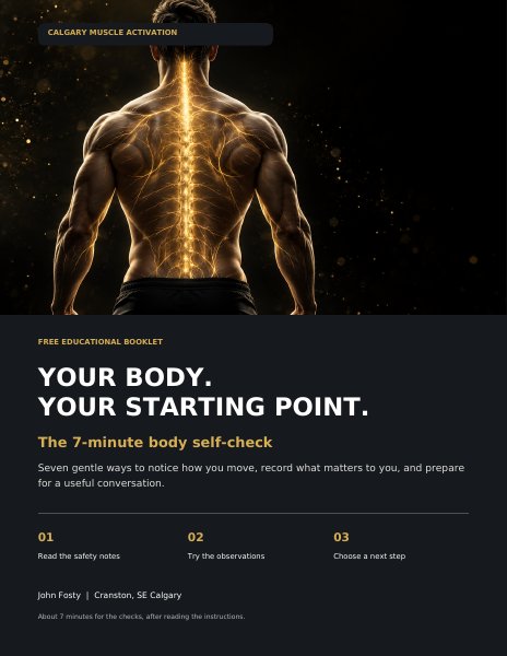 Your Body, Your Starting Point — free body self-check booklet cover